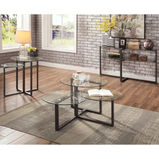 Best deal ๐ Furniture Of America Jeti Contemporary Gun Metal 54-inch Sofa Table โ - Image 2