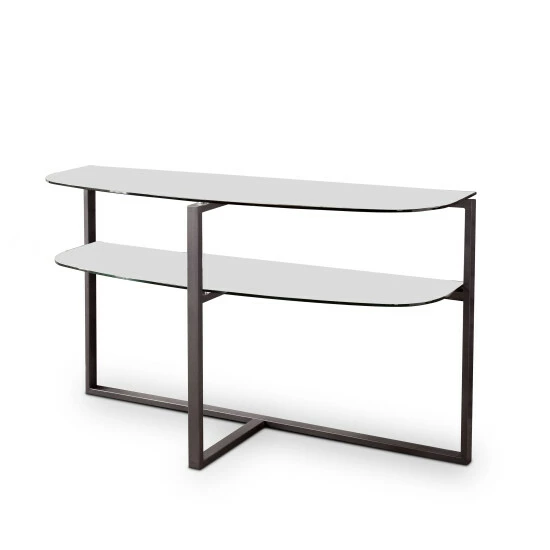 Best deal ๐ Furniture Of America Jeti Contemporary Gun Metal 54-inch Sofa Table โ - Image 3