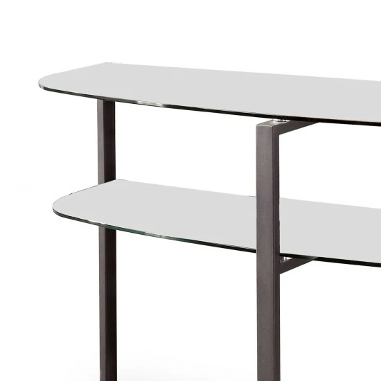 Best deal ๐ Furniture Of America Jeti Contemporary Gun Metal 54-inch Sofa Table โ - Image 4