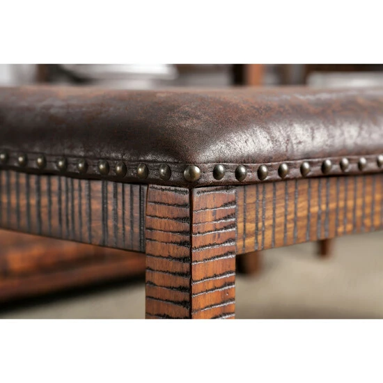 Coupon 🔥 Furniture Of America Pame Rustic Walnut Side Chairs (Set Of 2) 👏 - Image 5