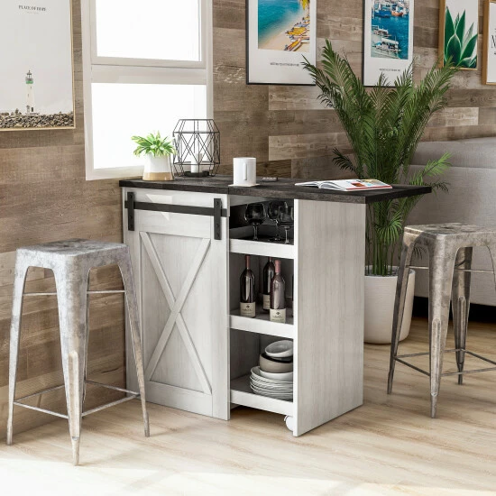 Best reviews of 𧨠Furniture Of America Aimmy Contemporary White Oak Expandable Buffet π―