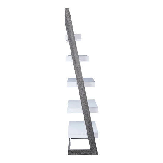 New 🔥 Furniture Of America Liri Modern 34-inch 3-Piece Computer Desk Set Distressed Grey 🔔 - Image 6