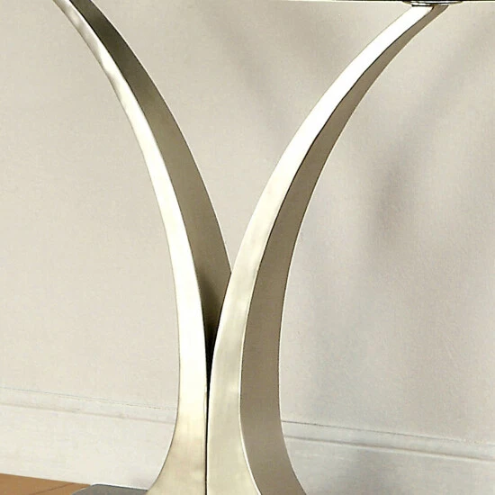 Best Sale 🔥 Furniture Of America Wuct Modern Grey 46-inch Metal Pedestal Sofa Table 🛒 - Image 3