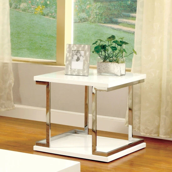 Best deal 😍 Furniture Of America Wazy White 47-inch 2-piece Accent Table Set 😉 - Image 3
