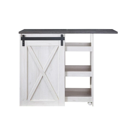 Best reviews of 𧨠Furniture Of America Aimmy Contemporary White Oak Expandable Buffet π― - Image 8