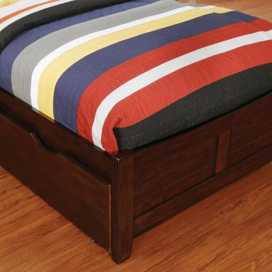 Deals ✨ Furniture Of America Dospat Traditional Solid Wood Planked Panel Bed Antique White 🥰 - Image 3