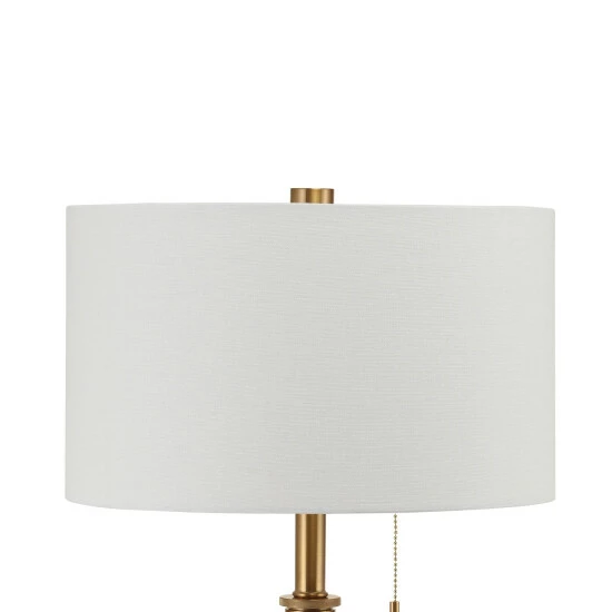 Deals β Furniture Of America Fali Contemporary Metal Accent Tripod Table Lamp Gold π - Image 3