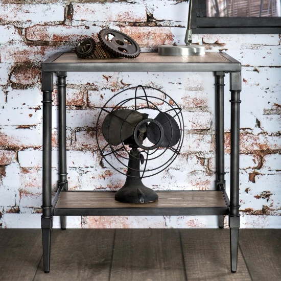 Top 10 π Furniture Of America Gazy Urban Grey 22-inch 1-shelf Side Table π - Image 2