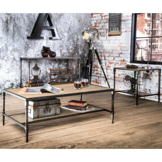 Top 10 π Furniture Of America Gazy Urban Grey 22-inch 1-shelf Side Table π - Image 5