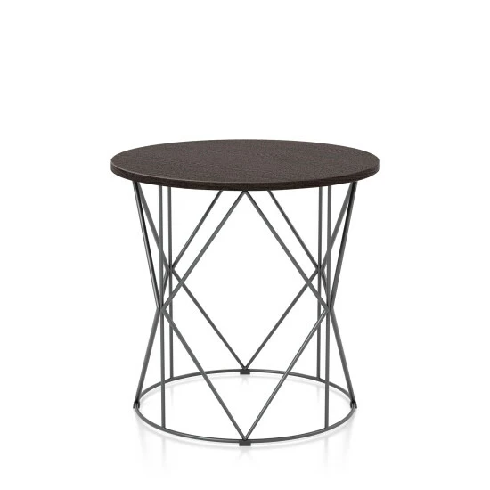 Deals 🧨 Furniture Of America Brigid Modern Metal Round 23-inch Side Table White 😉 - Image 7