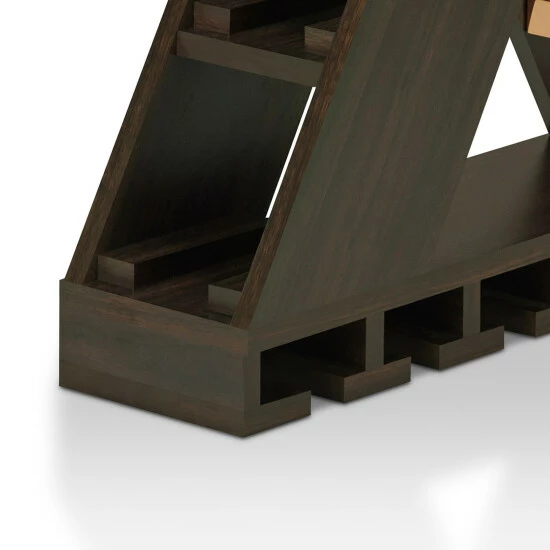 Brand new 🎁 Furniture Of America Tory Modern Wenge Finish Compact Wine Rack ✔️ - Image 6