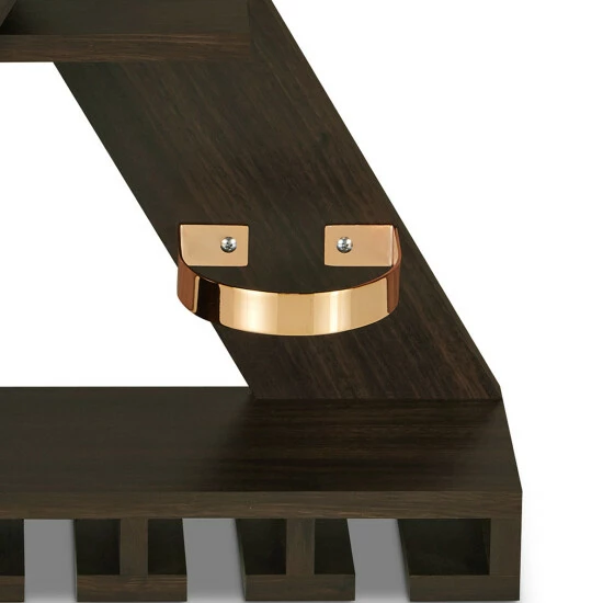 Brand new 🎁 Furniture Of America Tory Modern Wenge Finish Compact Wine Rack ✔️ - Image 8