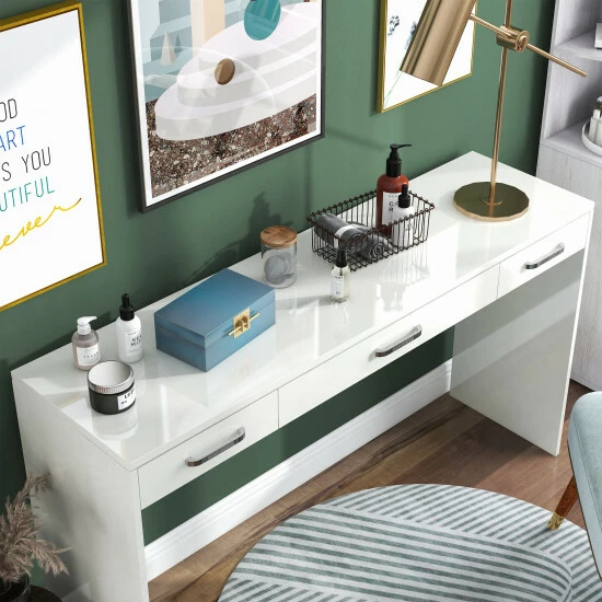 Flash Sale ๐ Furniture Of America Roseanne Luminous White 3-drawer Vanity Table ๐ - Image 3
