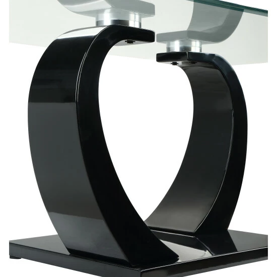 Hot Sale ✔️ Cres Glam Glasstop 2-piece Coffee Table Set By Furniture Of America White ✔️ - Image 8