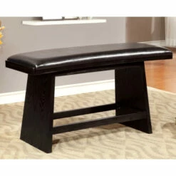 Best deal 🔔 Furniture Of America Hace Traditional Black Counter Dining Bench ⭐