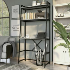 Brand new β€οΈ Furniture Of America Easton Industrial 36-inch Computer Desk With USBs Brown π