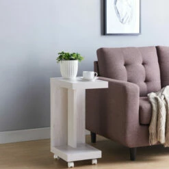 Top 10 🔥 Furniture Of America Otis Modern Mobile 18-inch 1-shelf Side Table Espresso 😉