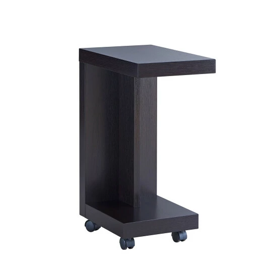Top 10 🔥 Furniture Of America Otis Modern Mobile 18-inch 1-shelf Side Table Espresso 😉 - Image 6