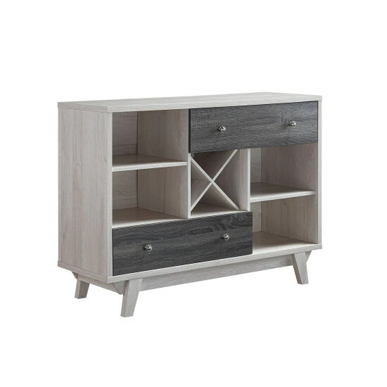 Wholesale π― Furniture Of America Darsan Mid-century Modern 2-drawer Buffet Distressed Grey/white Oak π - Image 6