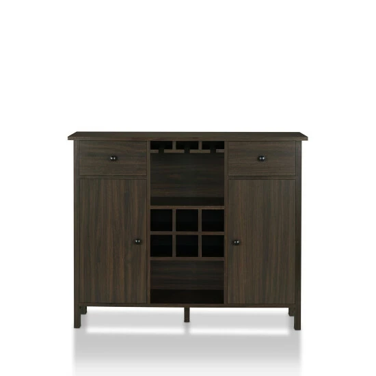 Flash Sale 🥰 Furniture Of America Madrid Contemporary Multi-storage Buffet Wenge 🥰 - Image 7