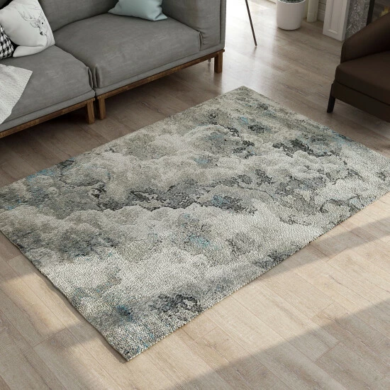Buy π₯° Furniture Of America Kalmet Contemporary Multi-color Area Rug (5'x7') - 5' X 8'/Surplus Light Grey/grey π― - Image 5