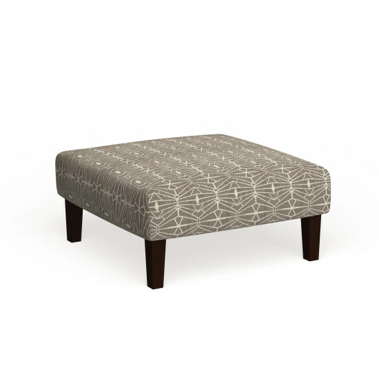 Cheapest 😀 Furniture Of America Cara Contemporary Taupe Fabric Cocktail Ottoman 🎉 - Image 4
