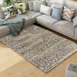 Promo ✔️ Furniture Of America Kalmet Contemporary Area Rug (5'x7') - 5' X 8'/Surplus Light Brown-1 🤩