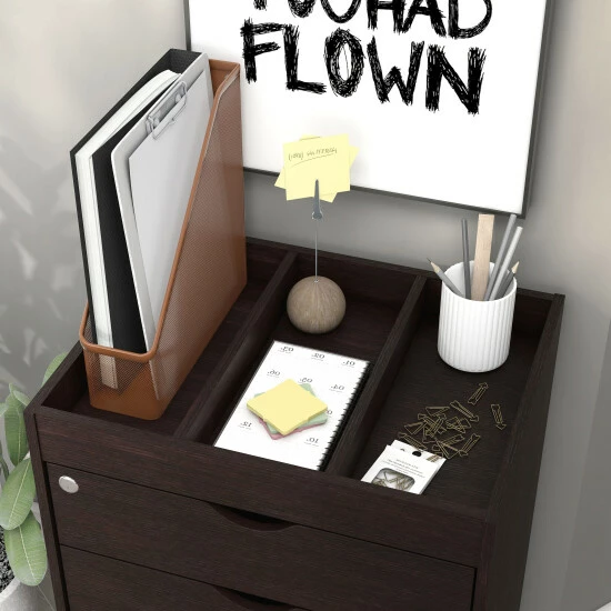 Wholesale 😍 Furniture Of America Jolene Lockable And Mobile File Cabinet Off-white ✔️ - Image 6