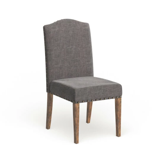 Coupon 🤩 Furniture Of America Yoss Rustic Brown Fabric Dinning Chairs (Set Of 2) 😀 - Image 2