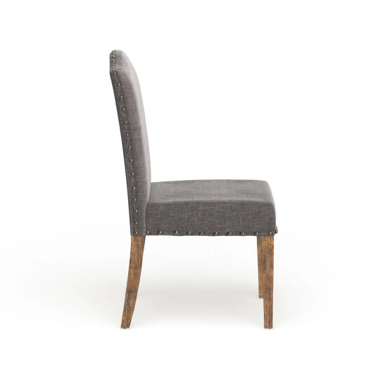 Coupon 🤩 Furniture Of America Yoss Rustic Brown Fabric Dinning Chairs (Set Of 2) 😀 - Image 8