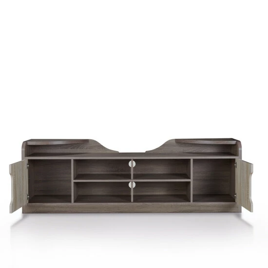 Discount 👍 Furniture Of America Fetz 72-inch Multi-functional Storage TV Console 😍 - Image 7