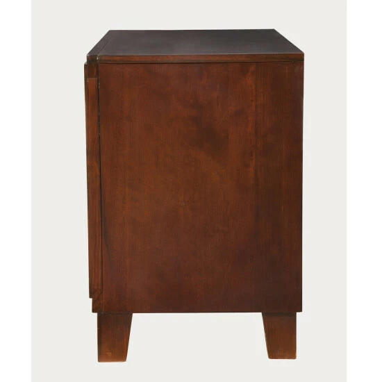 Deals 🎉 Furniture Of America Fove Contemporary Cherry Solid Wood Nightstand ✨ - Image 4