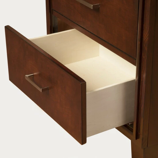 Deals 🎉 Furniture Of America Fove Contemporary Cherry Solid Wood Nightstand ✨ - Image 7