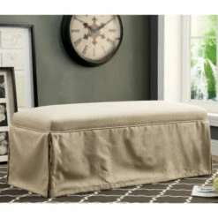 Flash Sale π Furniture Of America Cols Farmhouse Linen Fabric Accent Bench Brown π€©