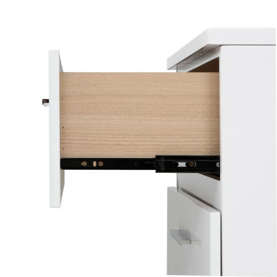 Brand new 👏 Furniture Of America Rema Contemporary White 2-drawer Nightstand ✔️ - Image 5