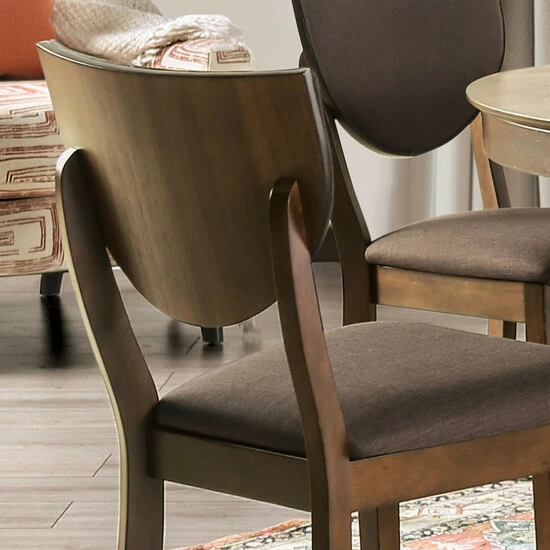 Wholesale π Furniture Of America Oskam Traditional Chocolate Side Chairs (Set Of 2) π - Image 4