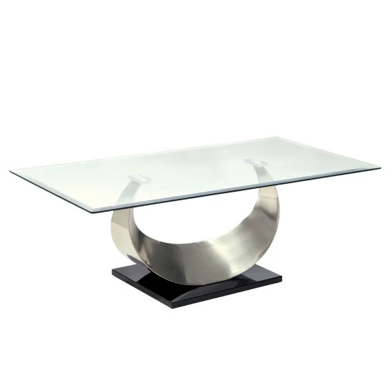 Best Sale 🌟 Furniture Of America Heer Glam Modern Artistic 48-inch Coffee Table 👍 - Image 5