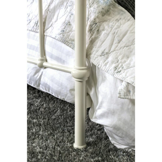 Brand new 😍 Furniture Of America Norielle Industrial Twin Metal Powder 🧥 Coated Bed Vintage White 🌟 - Image 5