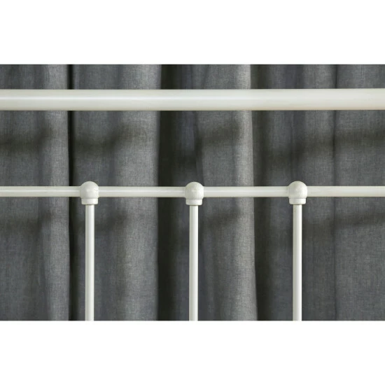 Brand new 😍 Furniture Of America Norielle Industrial Twin Metal Powder 🧥 Coated Bed Vintage White 🌟 - Image 7