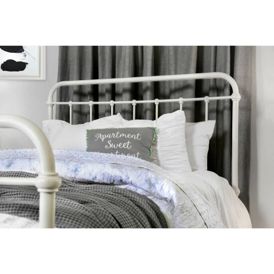 Brand new 😍 Furniture Of America Norielle Industrial Twin Metal Powder 🧥 Coated Bed Vintage White 🌟 - Image 8