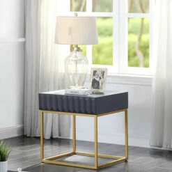 Top 10 ✔️ Furniture Of America Bird Mid-Century Modern 1-drawer Accent Table Antique Blue 😉