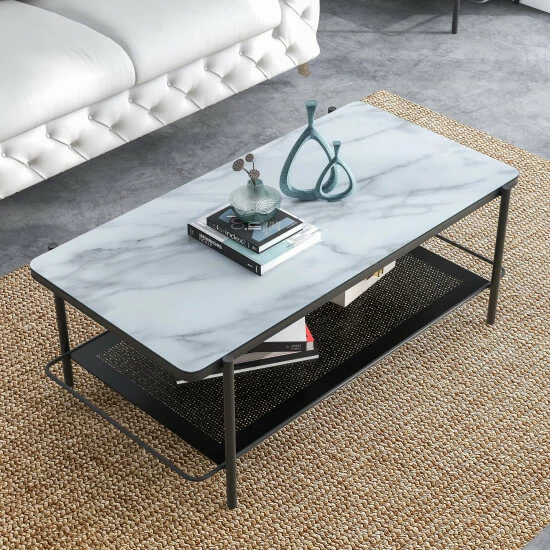 Coupon ⌛ Furniture Of America Puetz Contemporary Black 48 Inches Coffee Table 😉 - Image 2