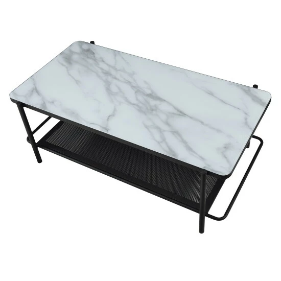 Coupon ⌛ Furniture Of America Puetz Contemporary Black 48 Inches Coffee Table 😉 - Image 5