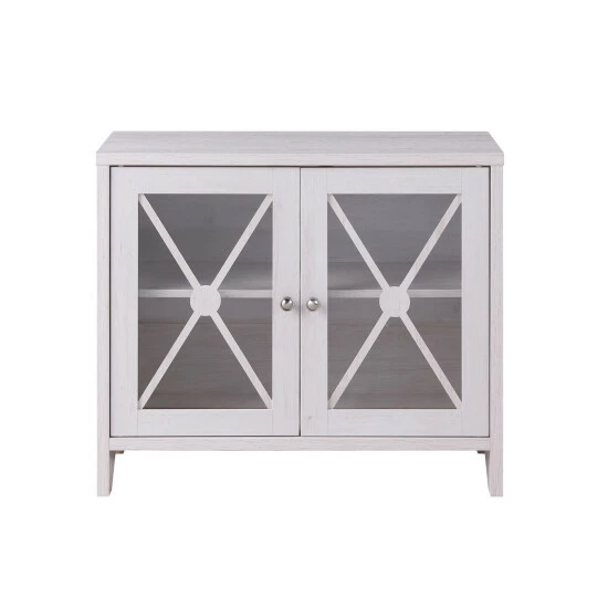 Discount 🧨 Furniture Of America Lyle Farmhouse 31-inch 2-shelf Accent Cabinet Distressed Gray 🧨 - Image 8