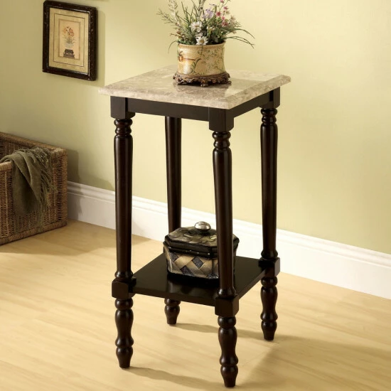 Cheapest ๐ Furniture Of America Bari Traditional Cherry 14-inch 1-shelf Side Table ๐