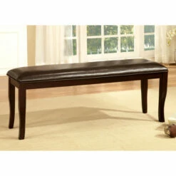 Discount π€© Furniture Of America Zita Transitional Dark Cherry Padded Seat Bench π
