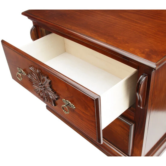 Promo ✨ Furniture Of America Weston Traditional Pine Solid Wood Nightstand 👍 - Image 3