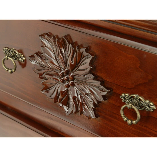 Promo ✨ Furniture Of America Weston Traditional Pine Solid Wood Nightstand 👍 - Image 5