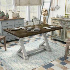 Deals π₯° Furniture Of America Teasdale Farmhouse 59-inch Flip-top Dining Table Antique Oak π