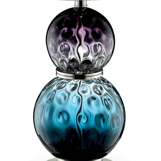 Best Pirce π Furniture Of America Zete Contemporary Multi-color Glass Table Lamp π - Image 3